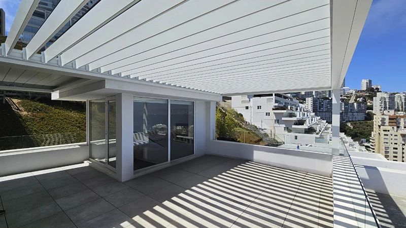 Pérgola Biotempo Light de aluminio